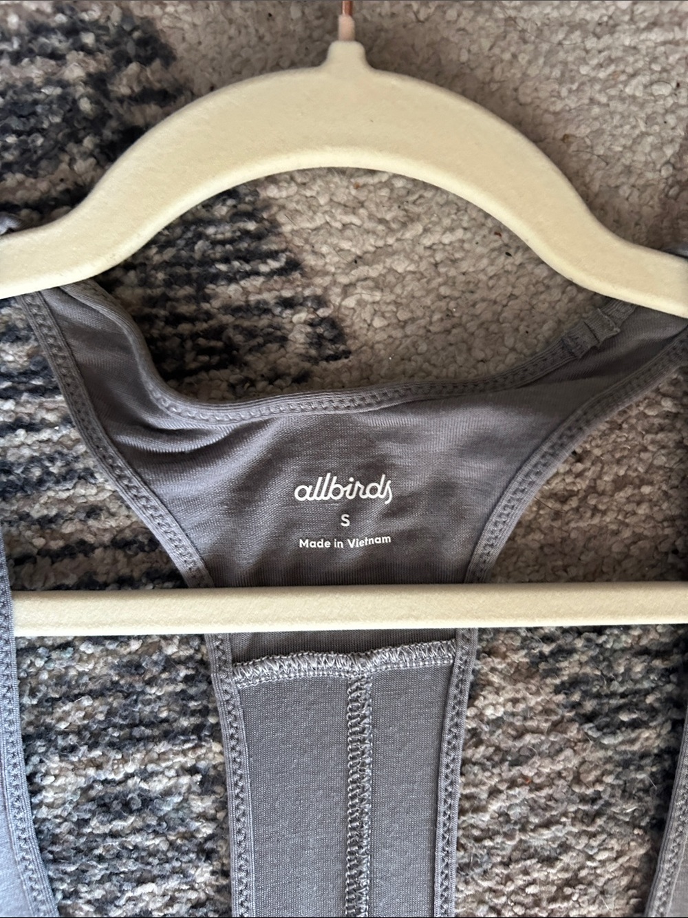 allbirds Gray Racerback Tank Top - Picture 2 of 4